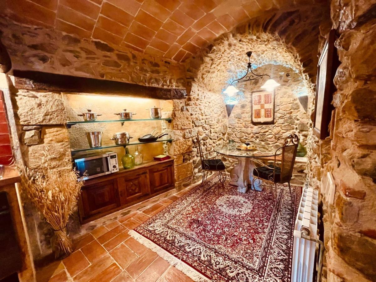 Autentica Casa Del Sxvii En La Costa Brava Cruïlles Esterno foto