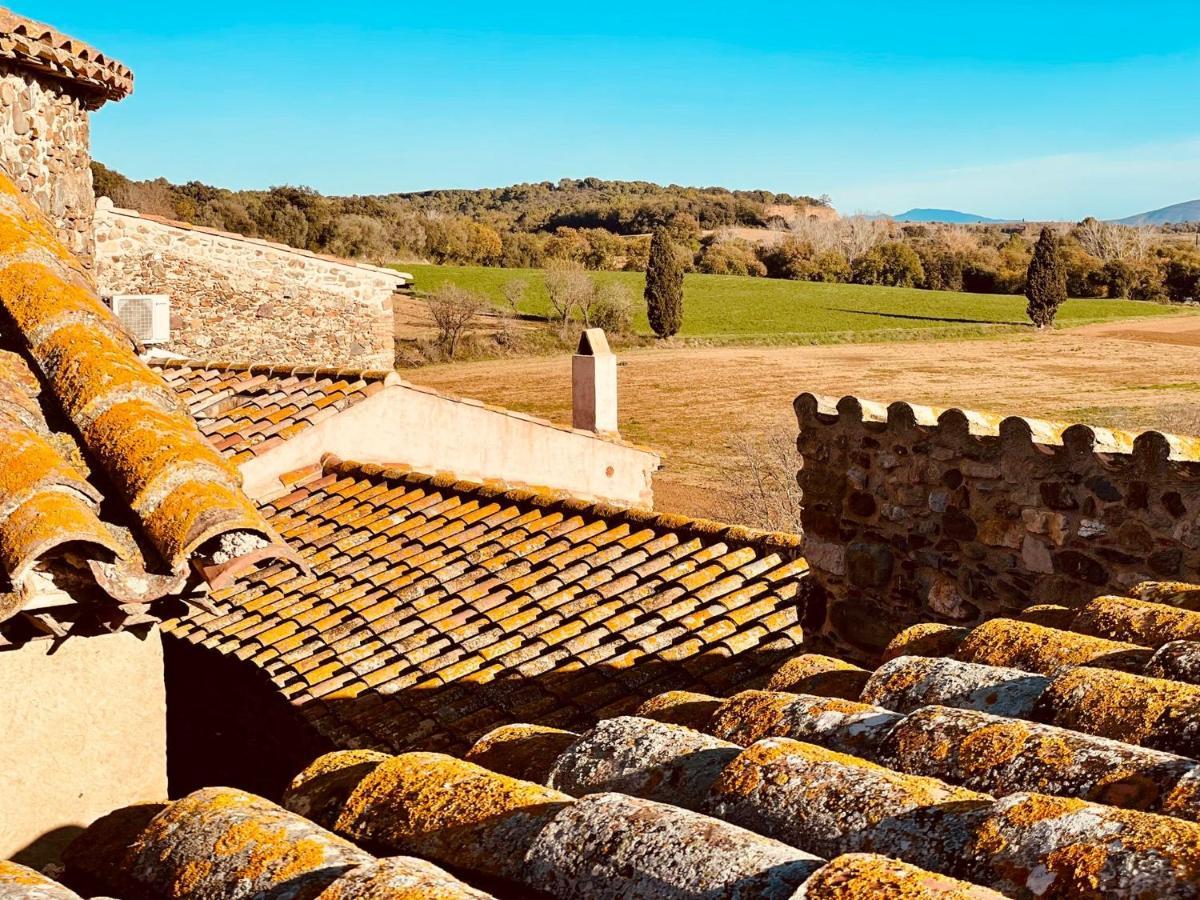 Autentica Casa Del Sxvii En La Costa Brava Cruïlles Esterno foto