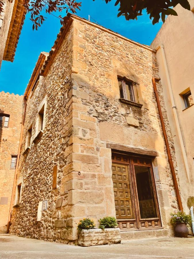 Autentica Casa Del Sxvii En La Costa Brava Cruïlles Esterno foto