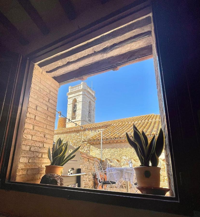 Autentica Casa Del Sxvii En La Costa Brava Cruïlles Esterno foto