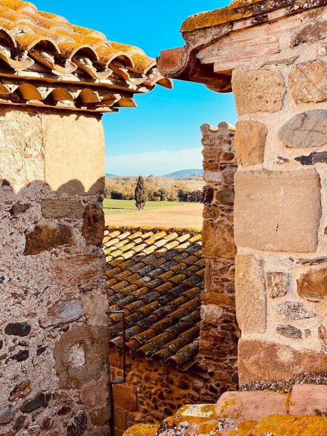 Autentica Casa Del Sxvii En La Costa Brava Cruïlles Esterno foto