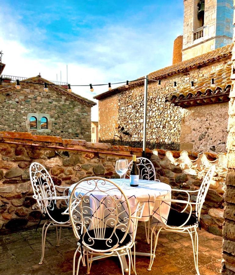 Autentica Casa Del Sxvii En La Costa Brava Cruïlles Esterno foto