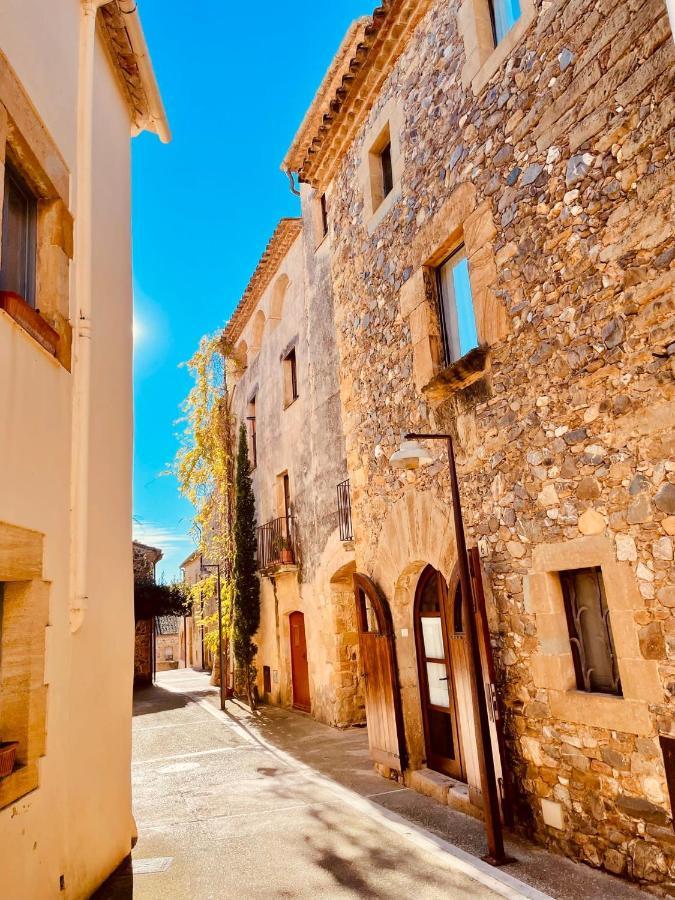 Autentica Casa Del Sxvii En La Costa Brava Cruïlles Esterno foto